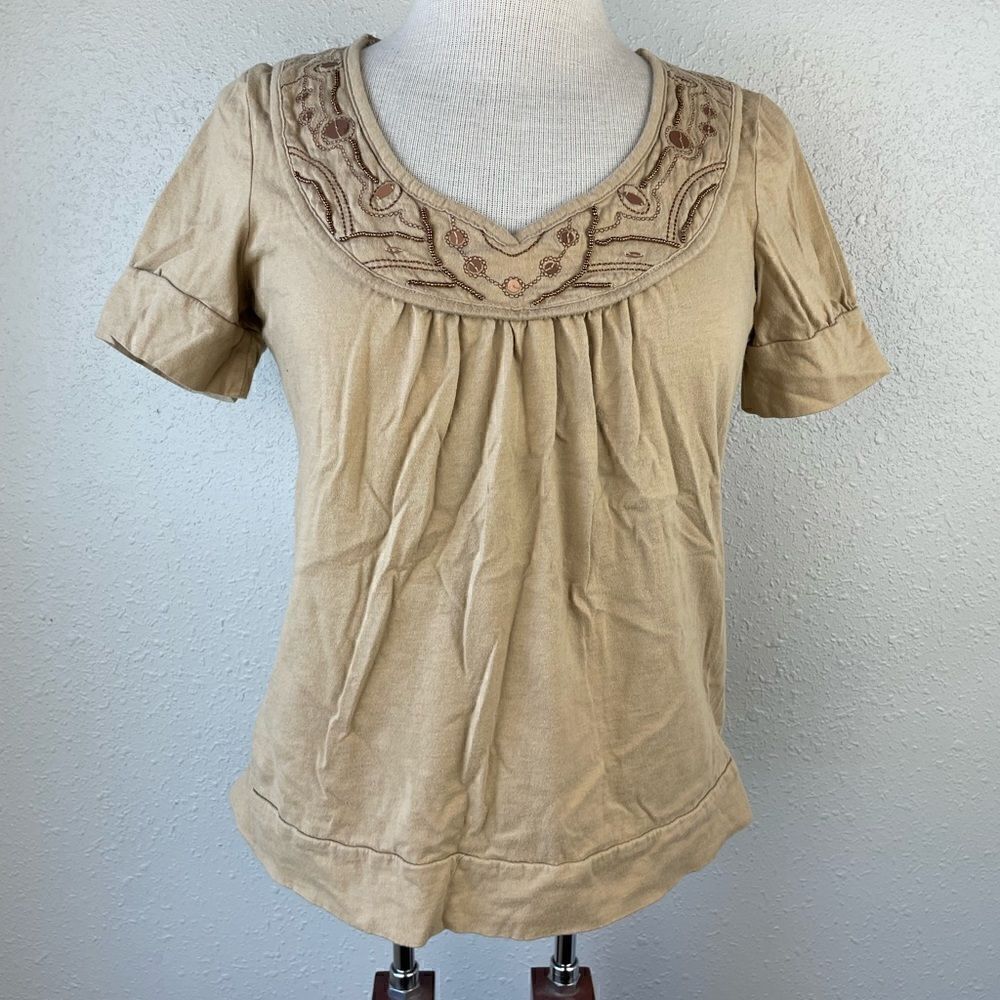 Basic Editions Short Sleeve Top Size S EUC